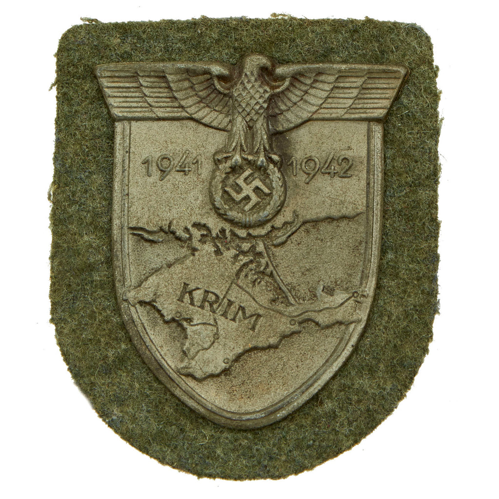 Original German WWII Unissued Crimea Krim Shield Decoration - Krimschild Original Items