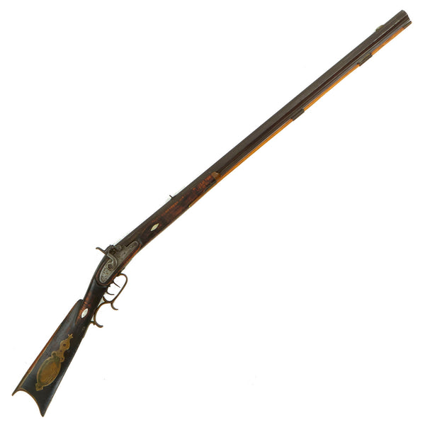 Original U.S. Pennsylvania Half Stocked Percussion Rifle with Trade Lo ...