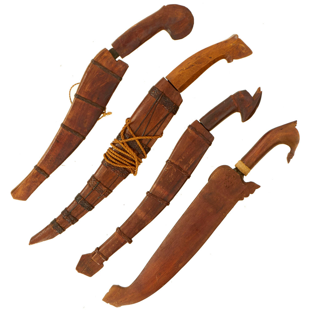 DRAFT COLLECTION OF 4 PHILLIPINE SOUVINEER KNIVES Original Items