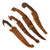 DRAFT COLLECTION OF 4 PHILLIPINE SOUVINEER KNIVES Original Items