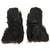Original U.S. American Expeditionary Force Siberia Black Bear Fur Gauntlet Leather Gloves - Size 10 Original Items