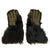 Original U.S. American Expeditionary Force Siberia Black Bear Fur Gauntlet Leather Gloves - Size 10 Original Items