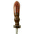Original Philippines 19th / Early 20th Century Gunong Dagger With Decorated Blade and Scabbard Original Items