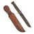 Original U.S. WWII Western G-46-8 "KA-BAR" Style Fighting Knife with Leather Scabbard Original Items