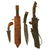 Original Philippines WWII U.S. Soldier Bringback Souvenir Moro Curved Knife Lot - 4 Items Original Items