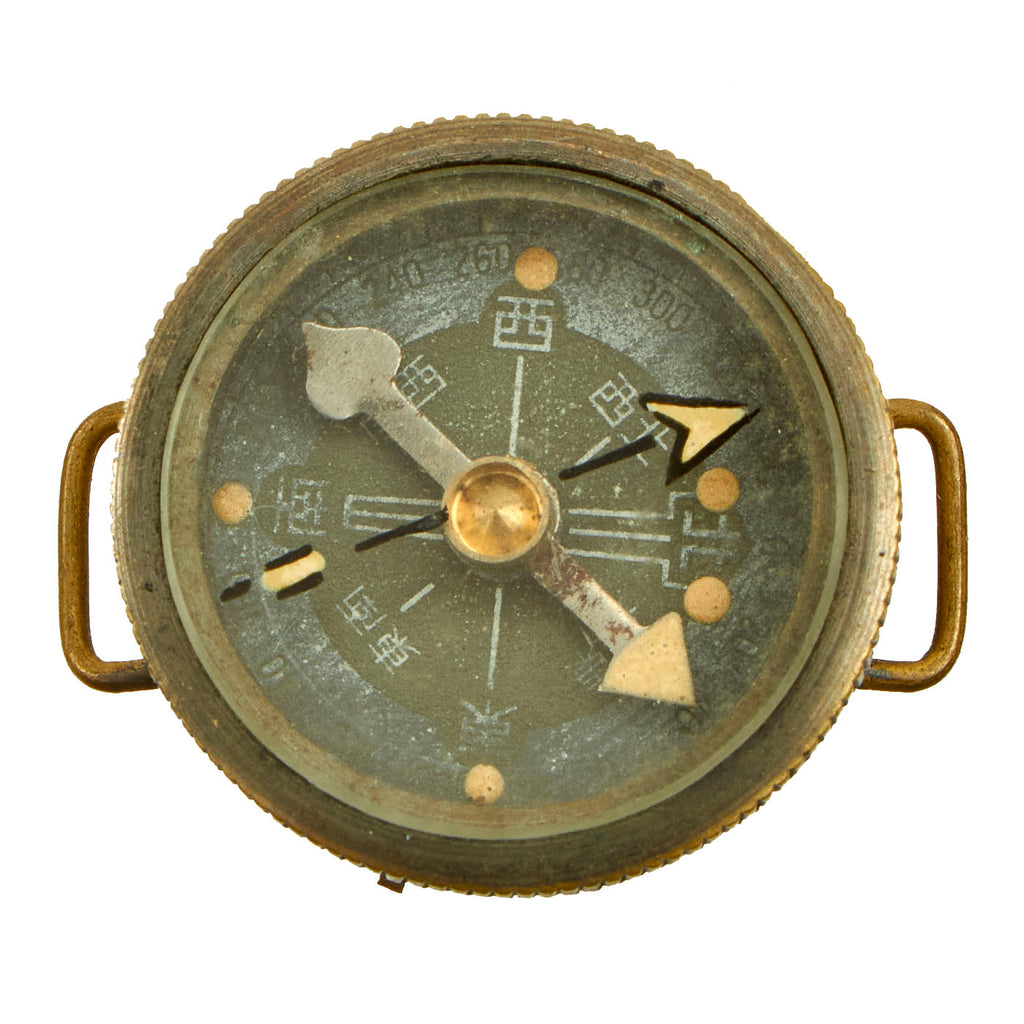 Japanese Radium Compass Original Japanese WWII Pilot’s Wrist Compass – International Military ...