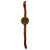 Original U.S. WWII Paratrooper Wrist Compass by Superior Magneto Corporation with Leather Wristband - Dated June 1944 Original Items