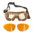 Original U.S. WWII USAAF Named Mae West Pneumatic Life Vest With USNR Named AN-6530 Goggles and Unissued Type A9 Flight Helmet Original Items