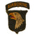 Original U.S. WWII 101st Airborne Division “Old Abe” Screaming Eagle Shoulder Sleeve Insignia With Waltham Wrist Compass and Parachutists “Jump” Wings - 3 Items Original Items