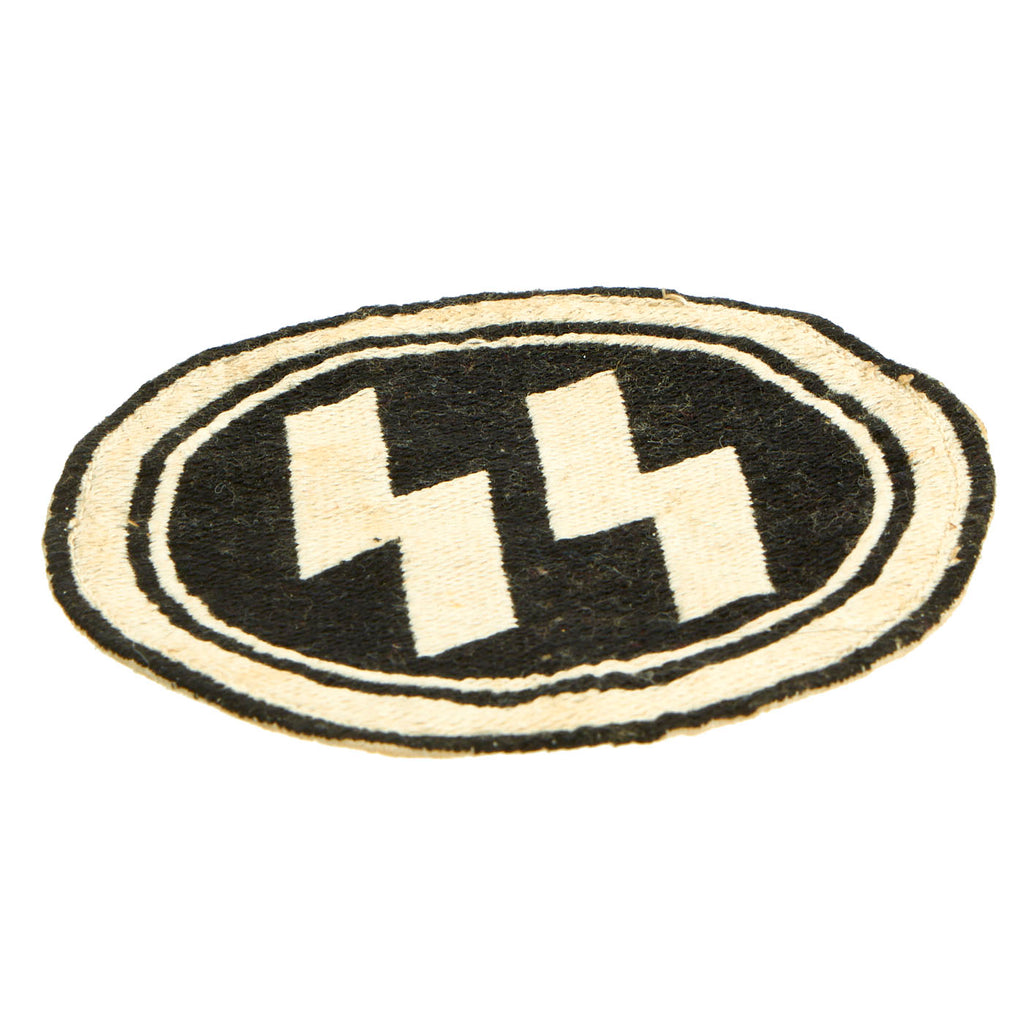 Original German WWII SS Early Rare Sports Shirt Patch With RZM Tag - S ...