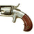Original U.S. Bacon Arms. Co. Nickel Plated .32 Rimfire Pocket Revolver - Matching Serial 829 Original Items