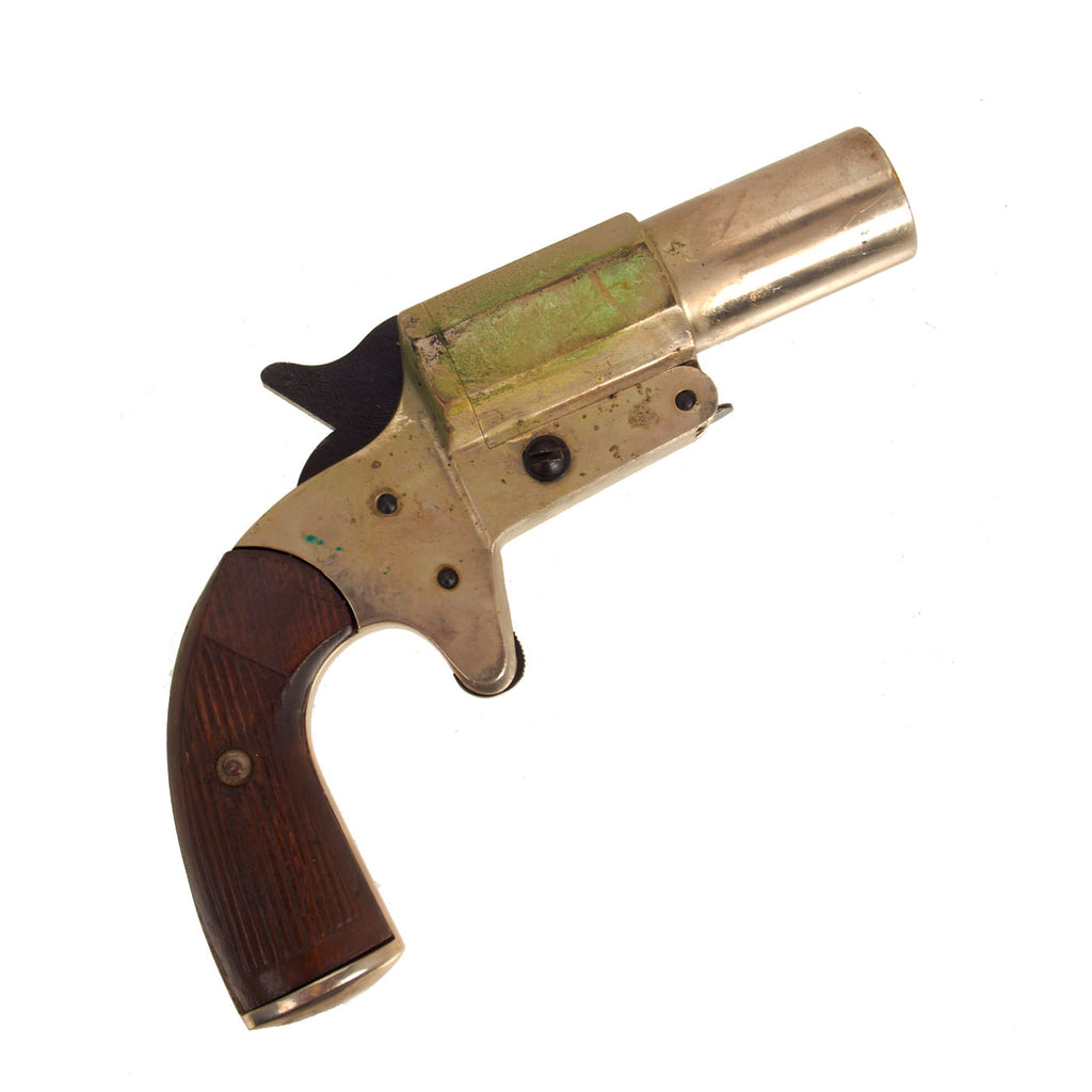 Original U.S. Pre-WWII Lake Erie Chemical Co. Mark IV "Very" Signal Flare Pistol - Serial 1496 Original Items