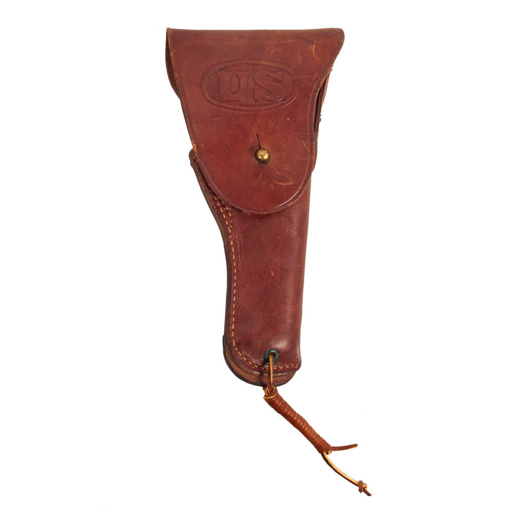 Original U.S. WWII M1916 .45 Colt 1911 Leather Holster dated 1942 by Boyt Original Items