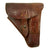 Original German WWII Walther PP Pistol Brown Leather Breakaway Holster Original Items
