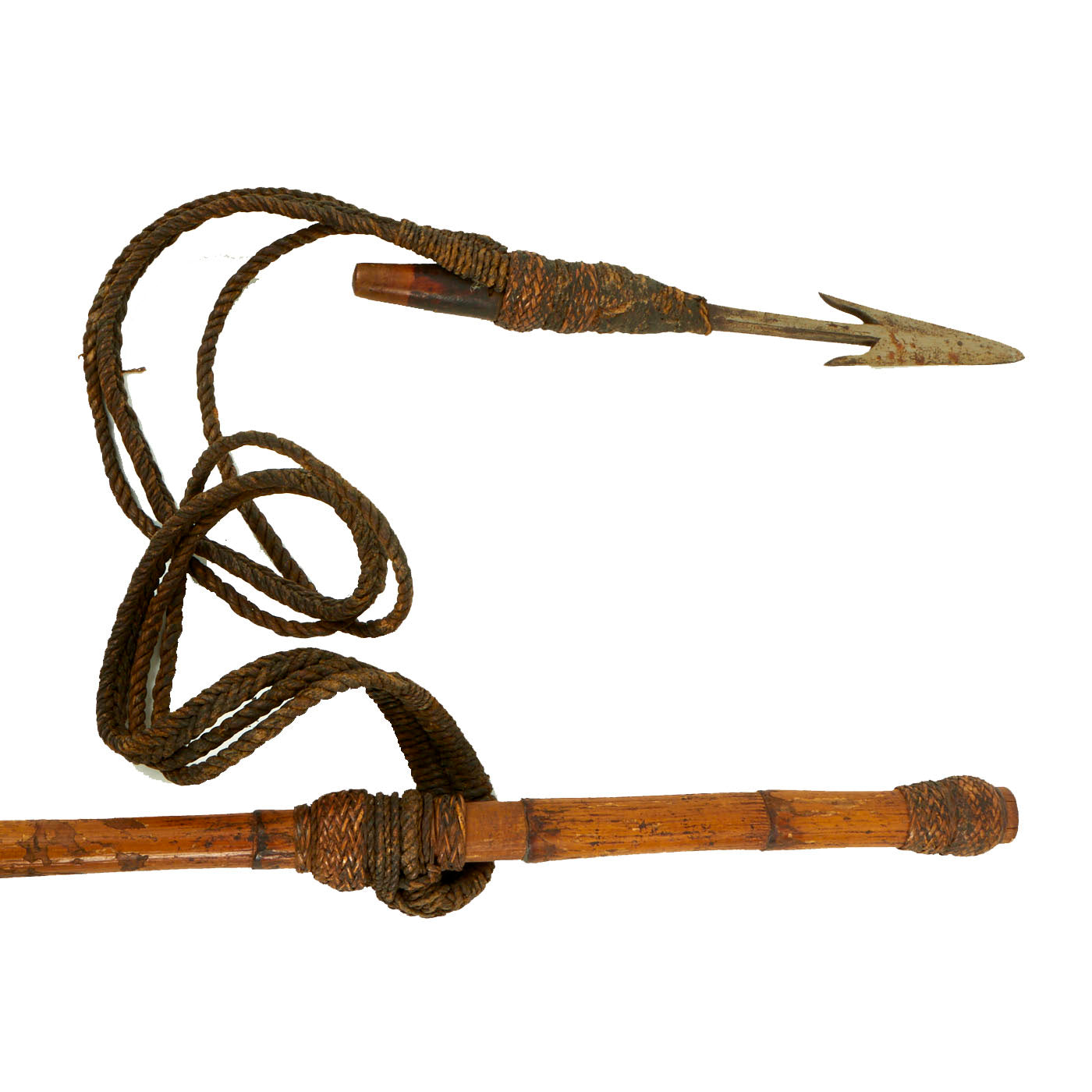 Original 19th Century Philippines Bagobo People Sibat Spear With Detac ...