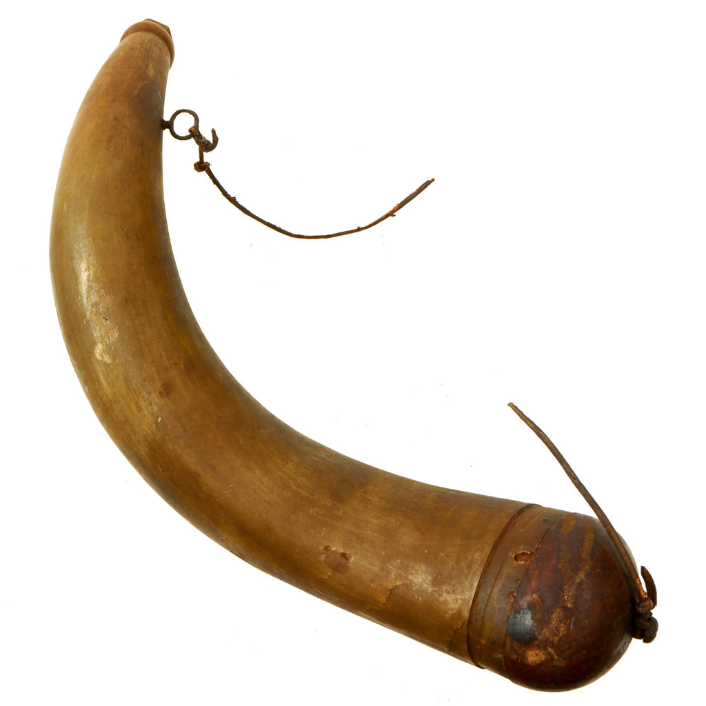 Original Massive 18th - 19th Century Powder Horn - Possibly for Canon Priming Original Items