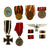 Original German WWI & WWII Medal and Insignia Grouping with 1914 EKII, Eastern Medal & More - 11 Items Original Items