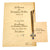 Original German WWII 2nd Class Silver Mother’s Cross with Named Award Document and Packet Original Items