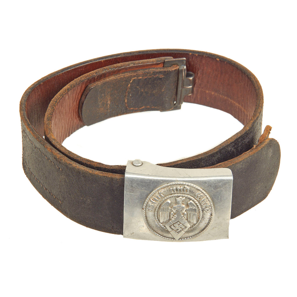 DRAFT WW2 HJ BELT AND BUCKLE Original Items