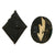Original German WWII Cloth Armband, Patch and Badge Insignia Lot - 16 Items Original Items
