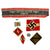 Original German WWII HJ Youth Organization and Volkssturm Buckle, Pin and Cloth Insignia Lot - 8 Items Original Items