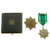 Original German WWII Eastern People's Medal Award Set - Gold 1st Class in Case & Silver 2nd Class Original Items
