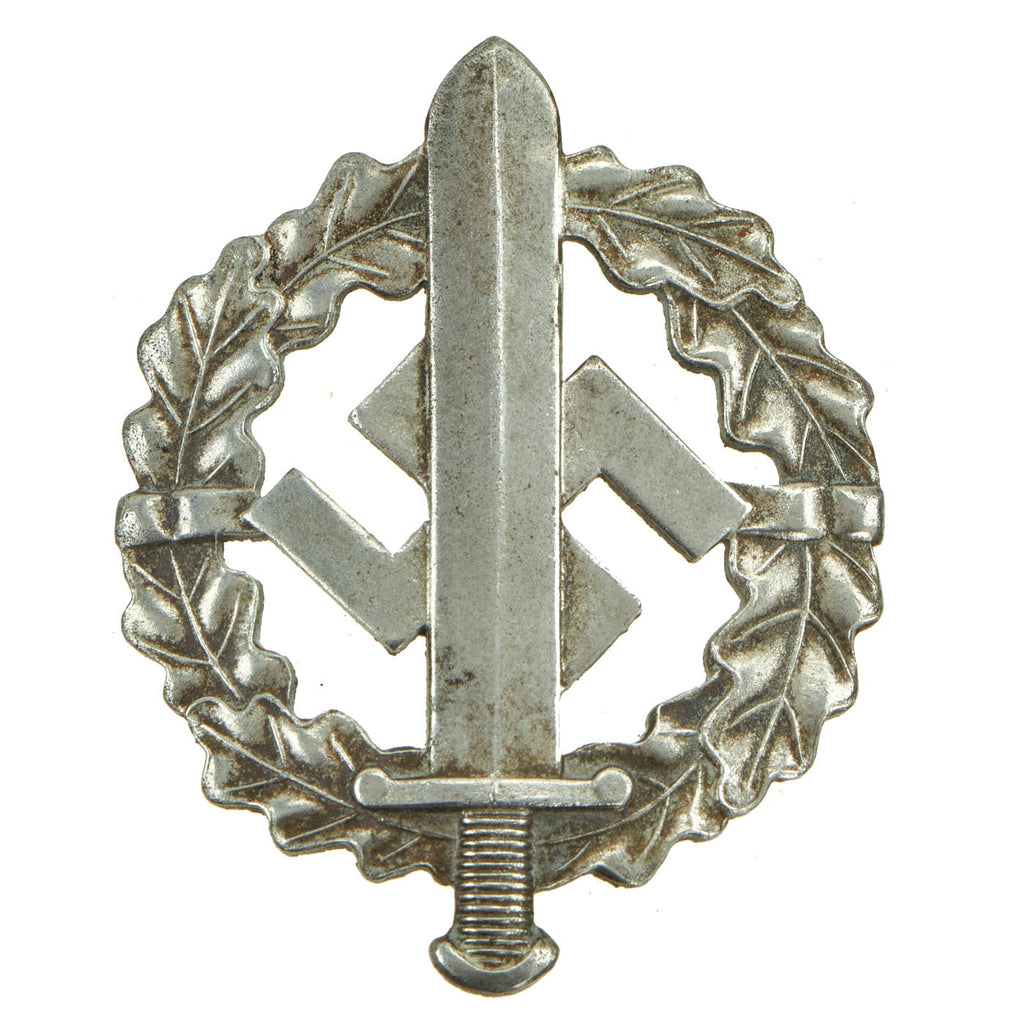 Original German WWII SA Sports Badge in Silver Grade by Werner Redo of Saarlautern Original Items