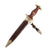 Original German Early WWII SA Dagger by Gebrüder Christians of Solingen with Belt Hanger & Scabbard Original Items