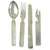 Original German WWII 1942 Dated Mess Kit Utensil Set by Fr. Burberg & Co. of Mettmann-Solingen Original Items