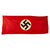 Original German WWII Service Worn NSDAP National Political Banner Flag - 31" x 74" Original Items