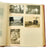 Original German WWII Custom Leather Bound Large Photo Album - 175+ Photos & Clippings Original Items