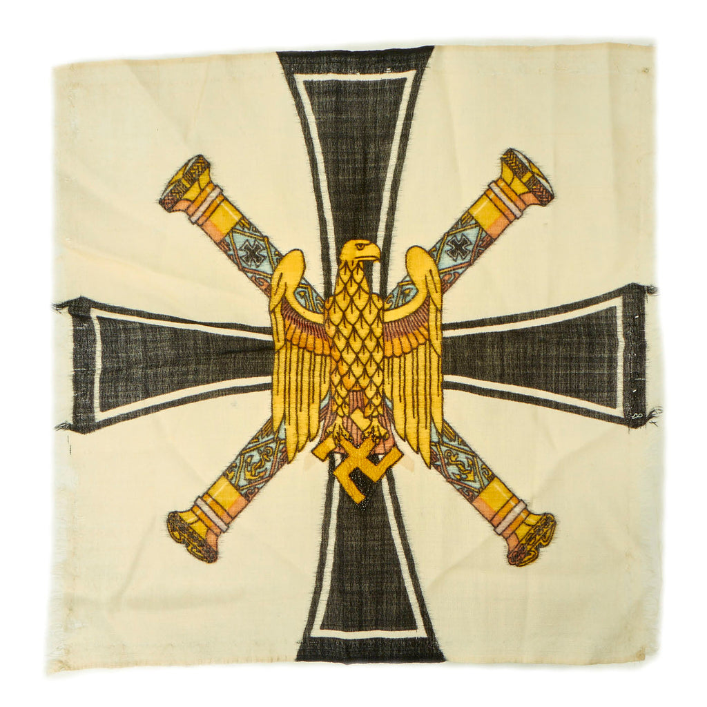 Original German WWII Grand Admiral Rank Command Flag 21" x 21" Section - Großadmiralflagge Original Items