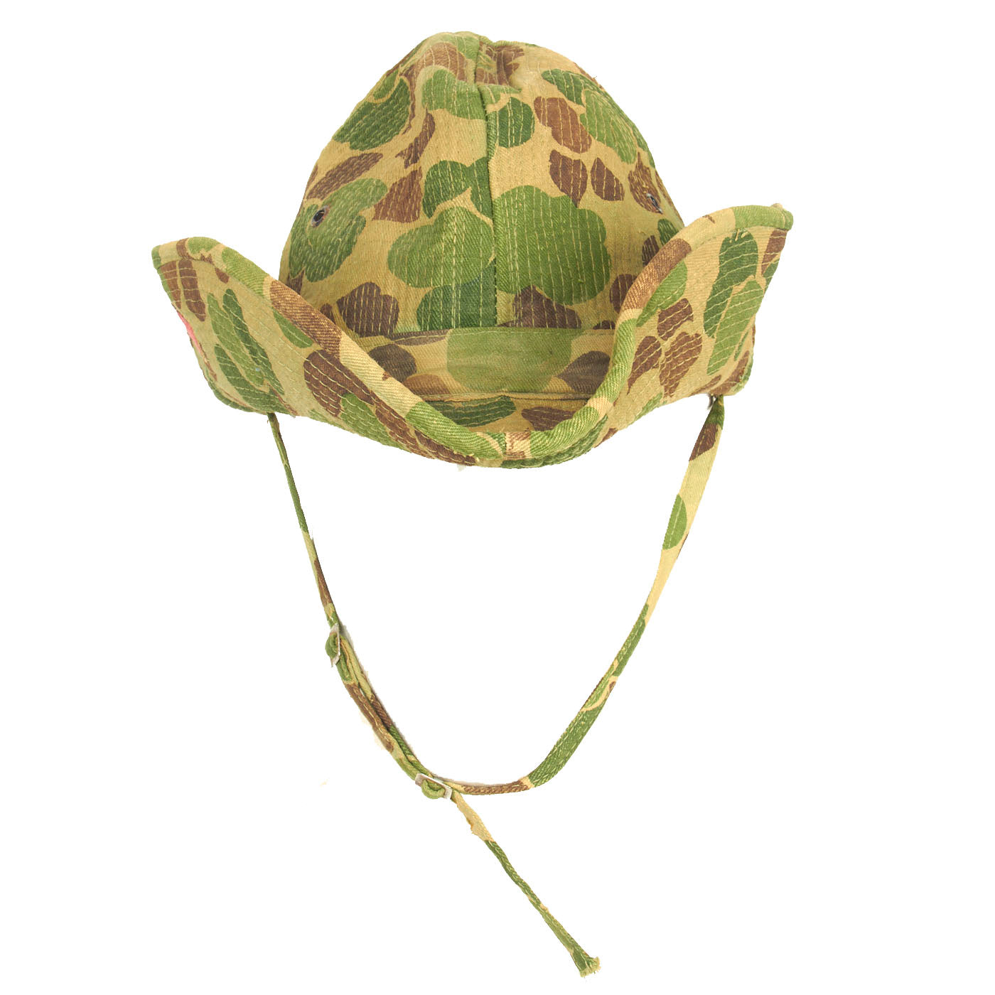 Original U.S. Vietnam War “Duck Hunter” Camouflage Slouch Boonie Hat w –  International Military Antiques