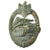 Original German WWII Panzer Assault Tank Badge by A. D. Schwerdt of Stuttgart - Silver Grade Original Items
