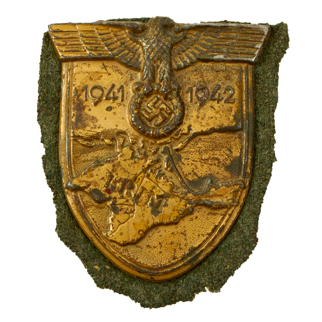 Original German WWII Crimea Krim Shield Decoration - Krimschild Original Items