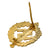 Original German WWII SA Sports Badge Gold Grade by Werner Redo of Saarlautern Original Items