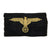 Original German WWII SS Afrika Korps BeVO Embroidered Insignia Set: M43 Cap Eagle & Totenkopf "Death's Head" Original Items