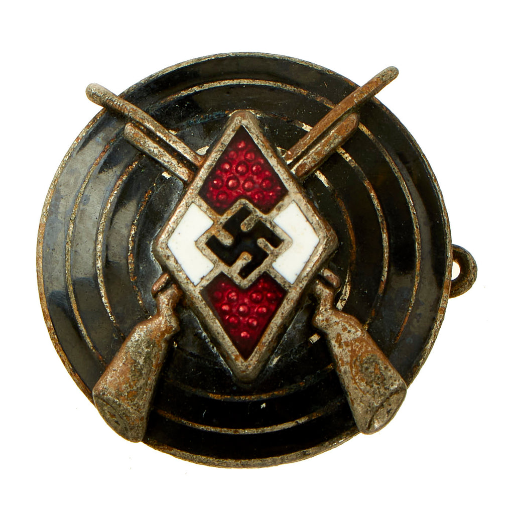 Original German WWII HJ Youth Sharpshooter Marksmanship Proficiency Badge by Matthias Oechsler & Söhne - RZM M1/14 Original Items