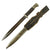 Original German WWII 98k 1941 dated Bayonet by E. & F. Hörster with Scabbard & Frog - Matching Serial 268 n Original Items