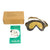 Original U.S. WWII Army Air Force Aviator Flight Set - AN-H-15 Helmet and B-8 Flying Goggles With Case and Original Instruction Booklet Original Items