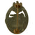 Original German WWII Bronze Grade Panzer Assault Tank Badge by Frank & Reif of Stuttgart - Solid Back Version Original Items