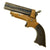 Original U.S. 19th Century Sharps Model 2C .30 Rimfire 4 Barrel Brass Frame Pepperbox Pistol - Serial 409 Original Items