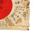 Original Japanese WWII Hand Painted Cloth Good Luck Flag - 36” x 24” Original Items