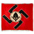 Original German WWII RAD Reich Labour Service Honor Standard Flag - 44" x 50" Original Items