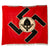 Original German WWII RAD Reich Labour Service Honor Standard Flag - 44" x 50" Original Items