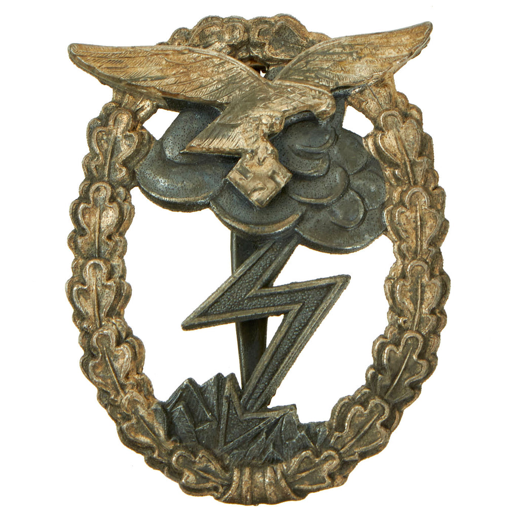 Original German WWII Luftwaffe Ground Assault Badge by Rudolf Karneth & Söhne - Erdkampfabzeichen der Luftwaffe Original Items