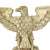 Original German WWII NSDAP National Socialist Party First Pattern Flag Pole Finial "Topper" - Plated Brass Original Items