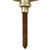 Original German WWII NSDAP National Socialist Party First Pattern Flag Pole Finial "Topper" - Plated Brass Original Items