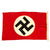 Original Set of Two German WWII NSDAP National Flags with USGI Bring Back Document - 22" x 37" & 30" x 45" Original Items