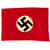 Original Set of Two German WWII NSDAP National Flags with USGI Bring Back Document - 22" x 37" & 30" x 45" Original Items